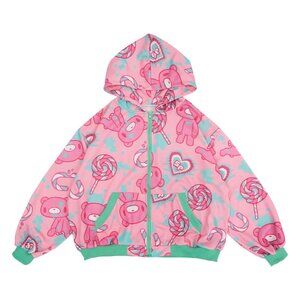 ACDC RAG - Gloomy Bear x Sophie Powers Cake Oversized Zip Up Hoodie